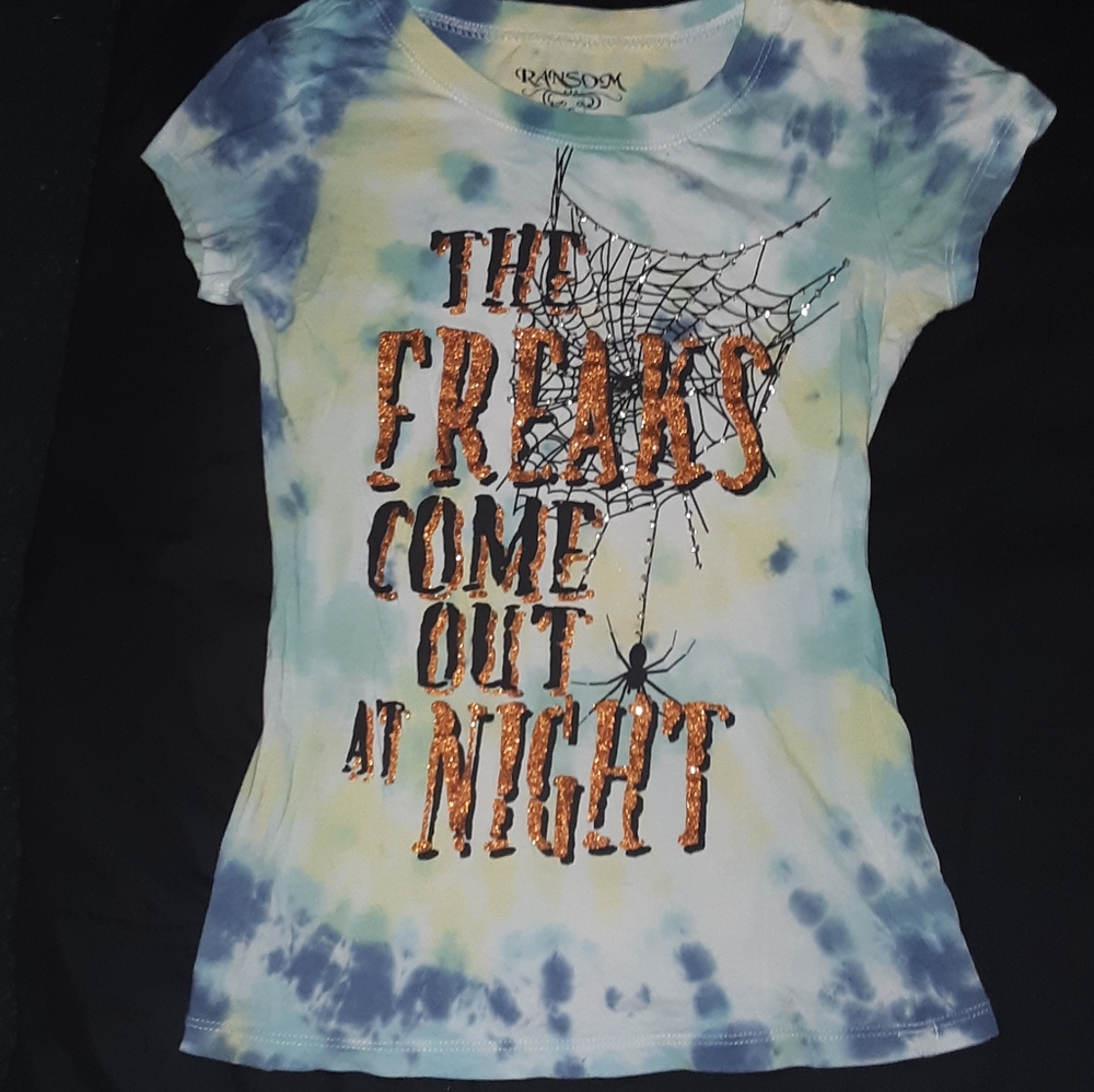 Tie Dye novelty Halloween shirt